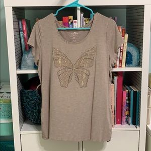 Butterfly Studded Tee